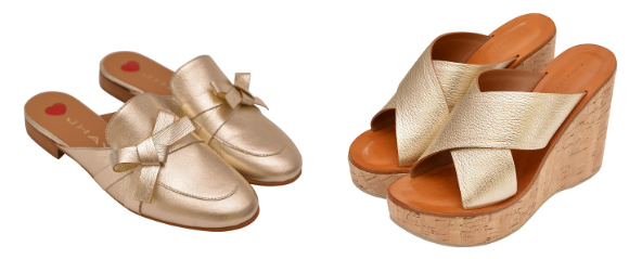 Женская «золотая» обувь из Италии. Женская итальянская обувь